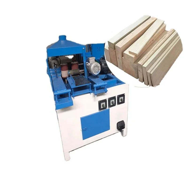 Double press roller woodworking four-sided sander Wood/marble/sheet metal sander