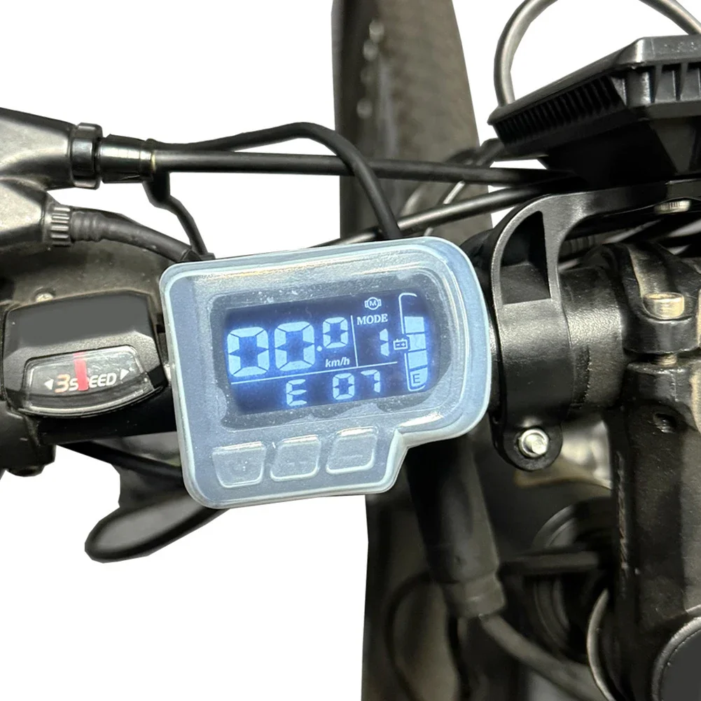 1pc Bicycle Computer Cover Silicone Transparent LCD Instrument Dustproof Protection Cover For EN06 Display Monitor Accessories