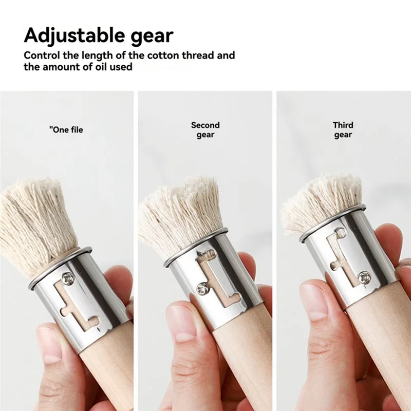

A03F-Cooking Small Oil Brush Oiling Cotton Brush Kitchen Baking Brush Grilling Brush Octopus Balls Scones Oiling Brush