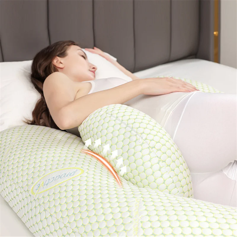 Almohada de apoyo para dormir de lado en forma de H para mujeres embarazadas, artefacto de maternidad para dormir, multifuncional, Simple