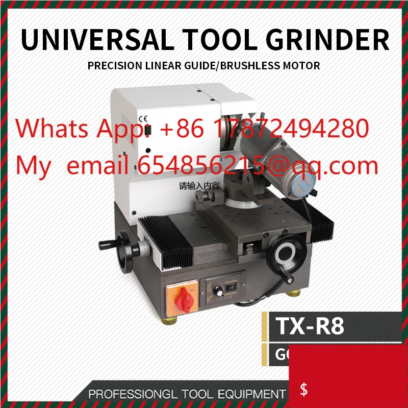 TX-R8 Universal Tool Grinding Machine Quickly grinding various shapes of carving knives Precision linear guides