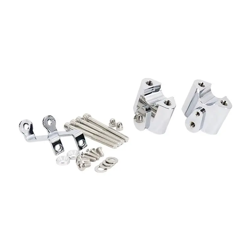 Aluminum Alloy Handlebar Riser Kit For BMW R18 2021-2022 Motorcycle Accessories- Rises 15Mm, Shifts Move Back 50Mm-X67A