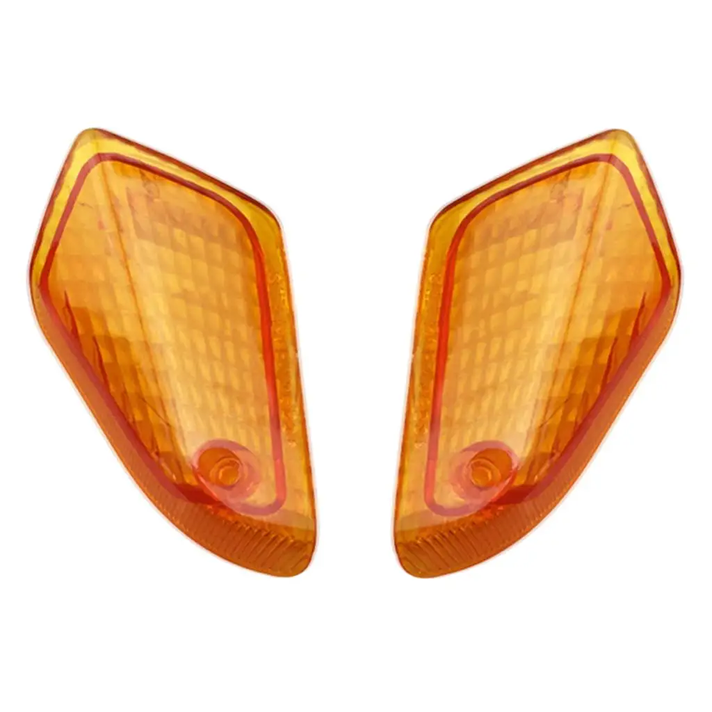 Amber ABS Motorcycle Turn Signal Light Lens Indicator Cover for Kawasaki ZZR250 Custom Light