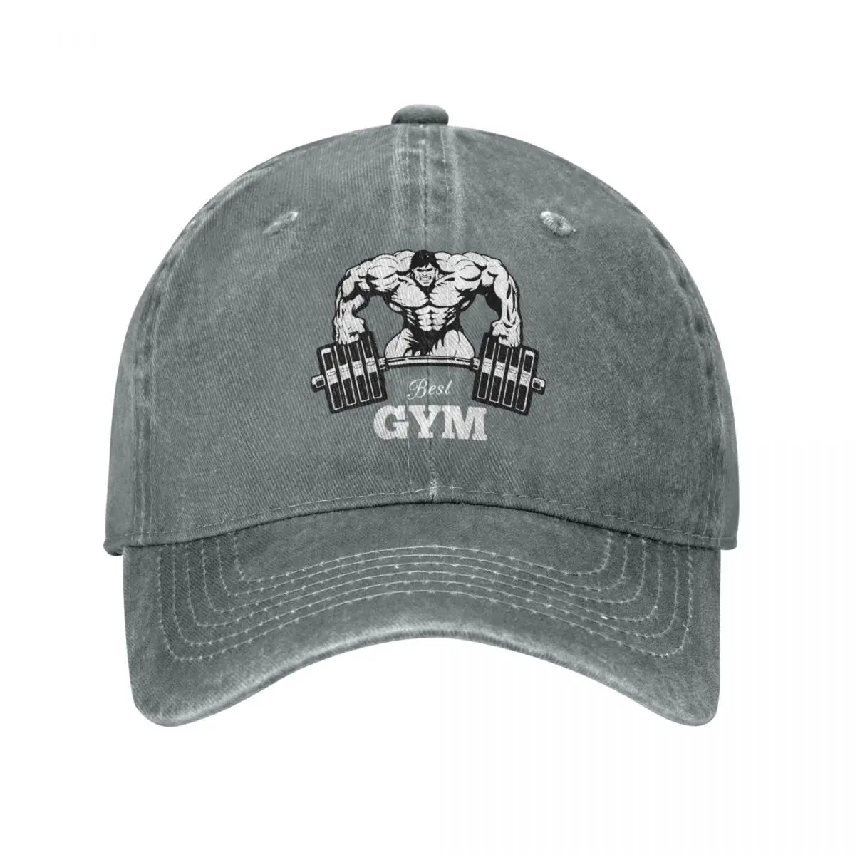 Casual Best Gym Baseball Caps Unisex Style Distressed Denim Headwear Cool Outdoor Workouts Hats Cap