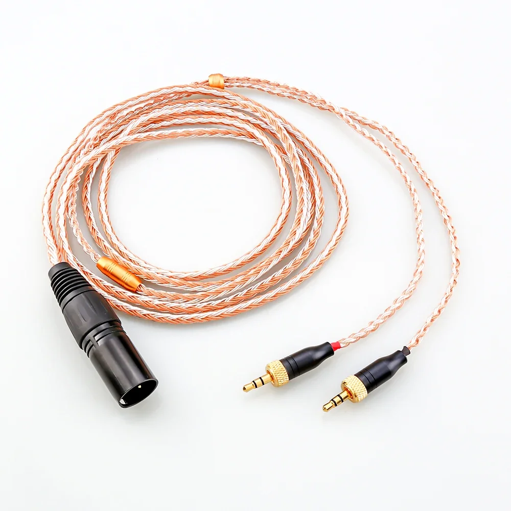 

16 Core Copper silver mixed Audio Cable Headphone Upgrade Cable For SONY MDR-Z1R MDR-Z7 MDR-Z7M2 with Lock Nut
