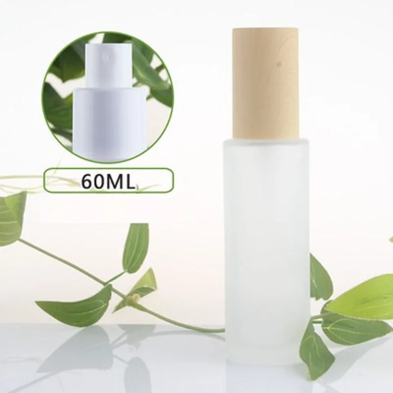 60ml frosted/green/blue/white glass bottle serum/lotion/emulsion/foundation moisture toner essence skin care  cosmetic packing