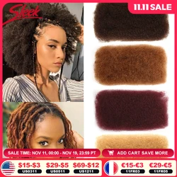 QVR Brazilian Remy Hair Afro kinky Curly Bulk Human Hair For Braiding 1 Bundle 50g/pc Natural Color Braids Hair No Weft