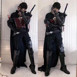 New FFinantasy XVI Clive Rosfield Cosplay Costume Shirt Pants Cloak Gloves waistband For Men Custom Made