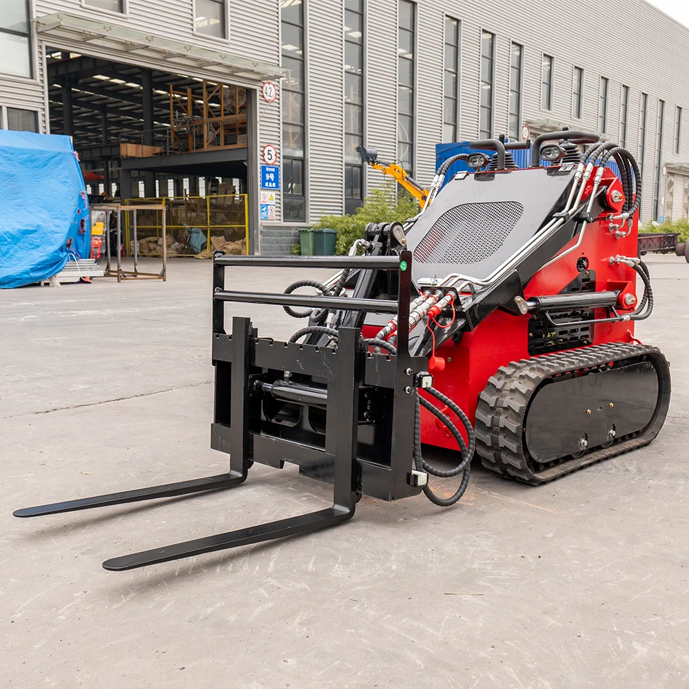 MMS 30'' Side Shift Hydraulic Pallet Fork Attachment 441LBS Load For Mini Skid Steer Loader Free Shipping