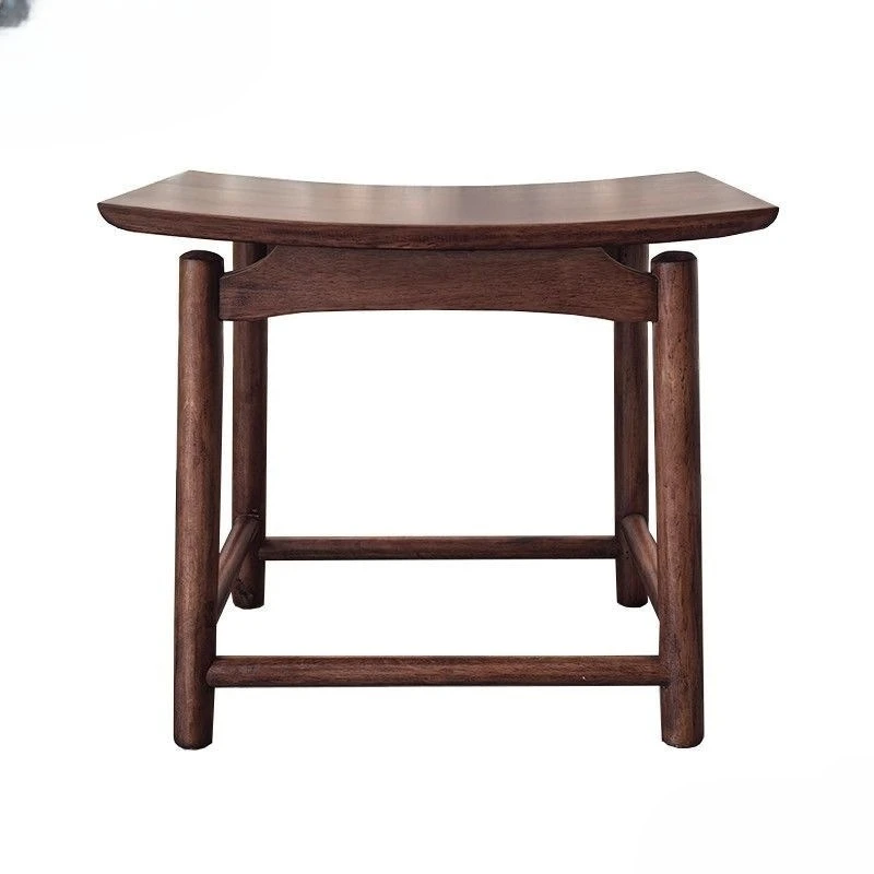 All solid wood ingot stool complete shoe change stool simple living room tea stool piano single sofa chair coffee table