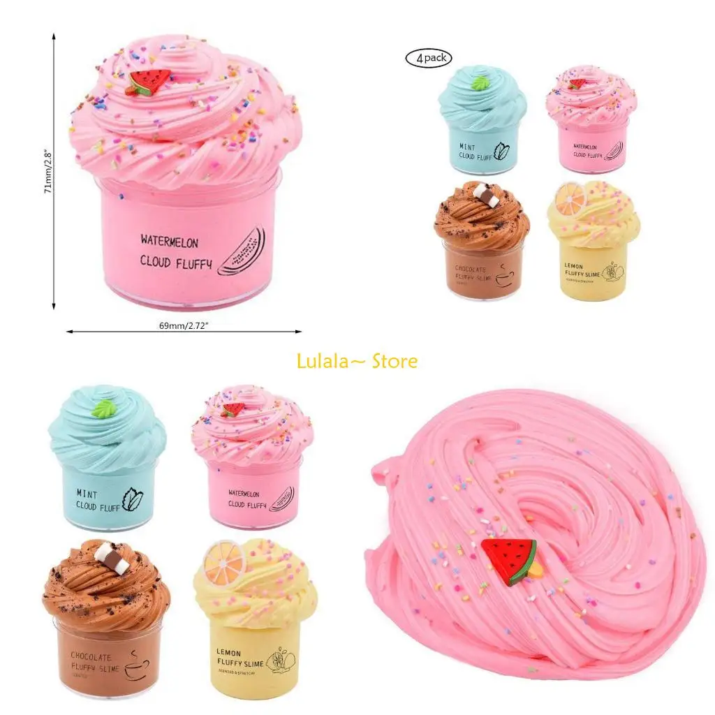 Y4QA Mini Draagbare Pluizig Maken Benodigdheden Binnen voor Speelspeelgoed Heldere Kleuren Tafel Gam