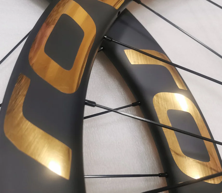超軽量ディスクカーボンロードバイクホイール パーソナライズド