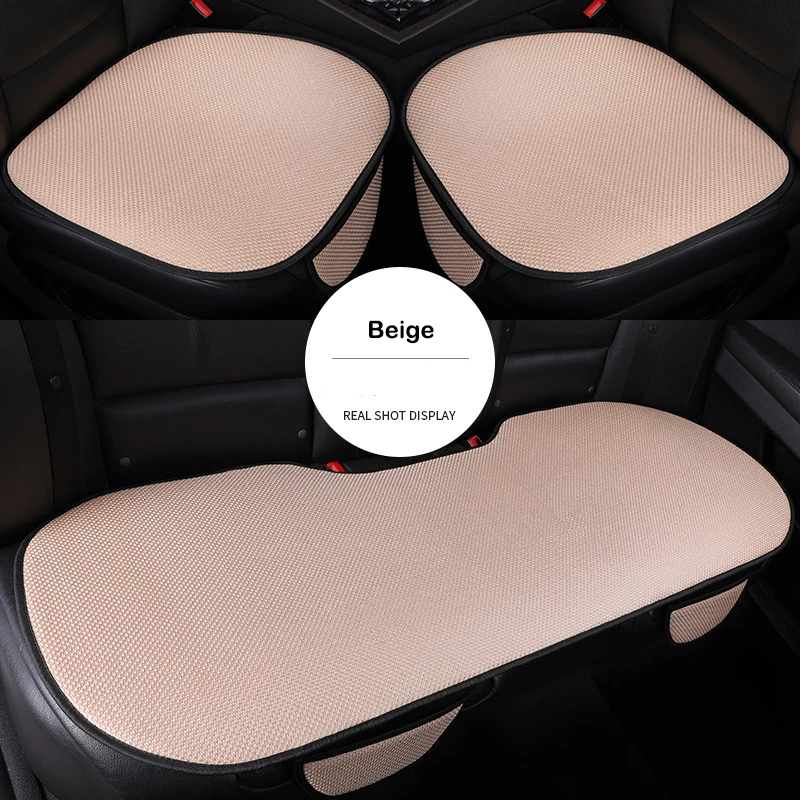 Backless Car Seat Cover Ice Silk Cushion, Protective and Breathable Summer Cushion, General Automotive Parts