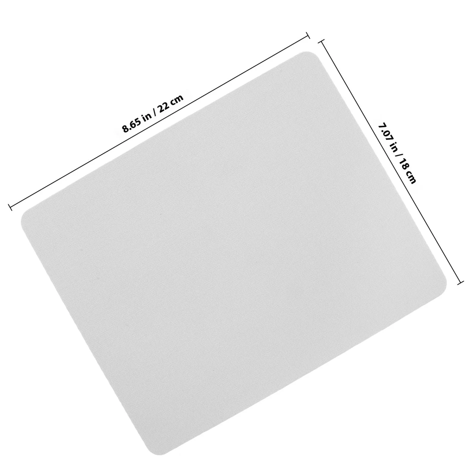 5Pcs Large Sublimation Mouse Pad Blanks Rubber Cloth Surface Non-Skid Bottom Smooth Gaming Office Desk Mat for DIY Printing