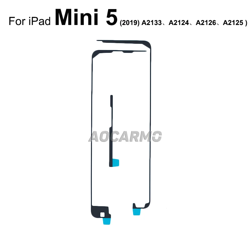 Aocarmo Front LCD Screen Adhesive Sticker Glue Tape Repair For Apple iPad Mini 2 3 4 5 Series Mini4  A1489 A1599 A1538 A2124