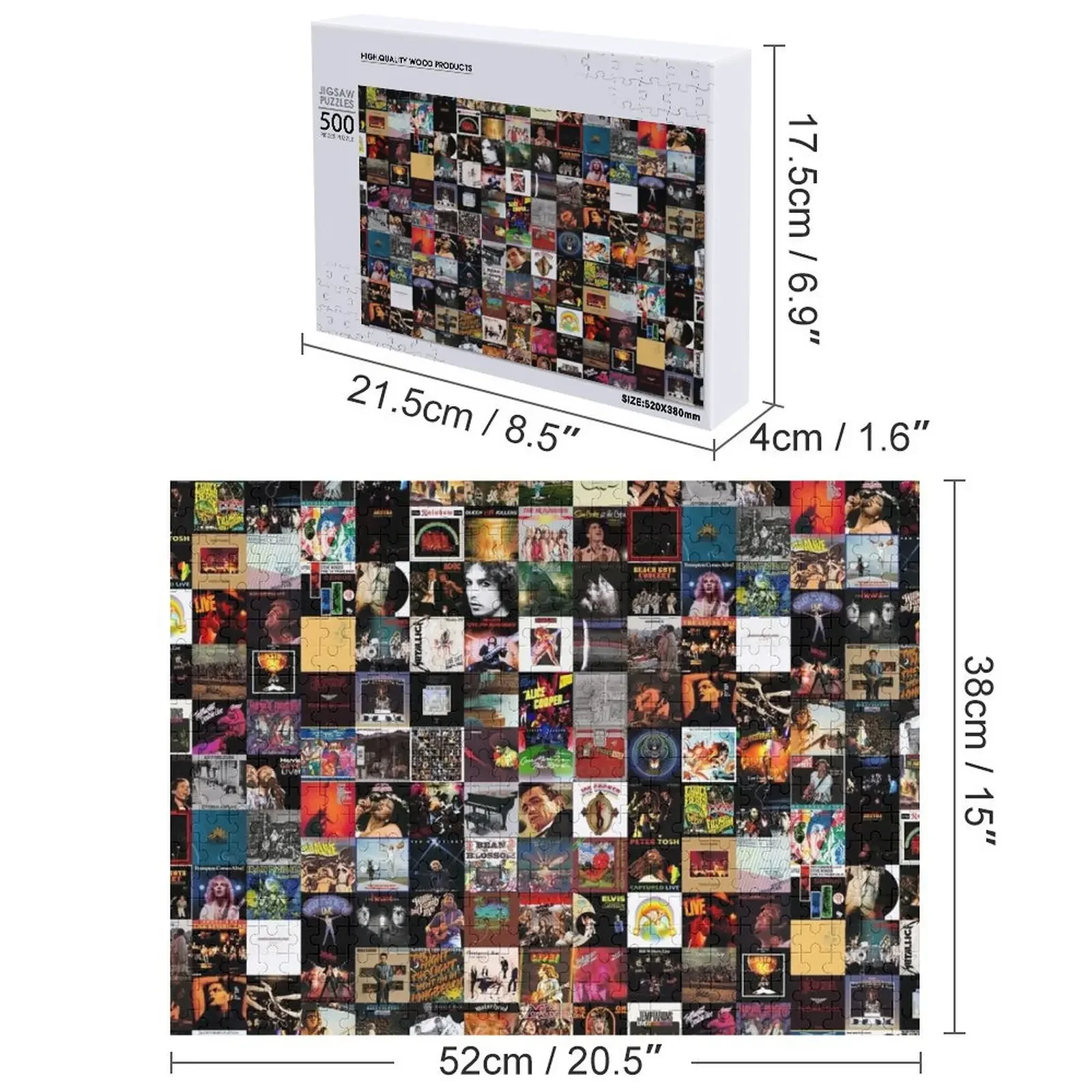 A History Of Live Music Jigsaw Puzzle Game Children Personalized Baby Wooden Puzzle