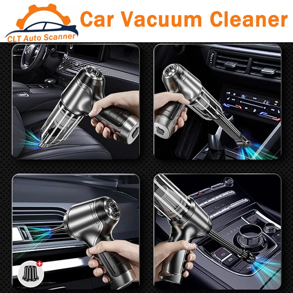 

Wireless Portable Vacuum Cleaner for Car 3in 1 Wireless Vacuum Cleaner Handheld For Home Suction Cordless Car Accessories
