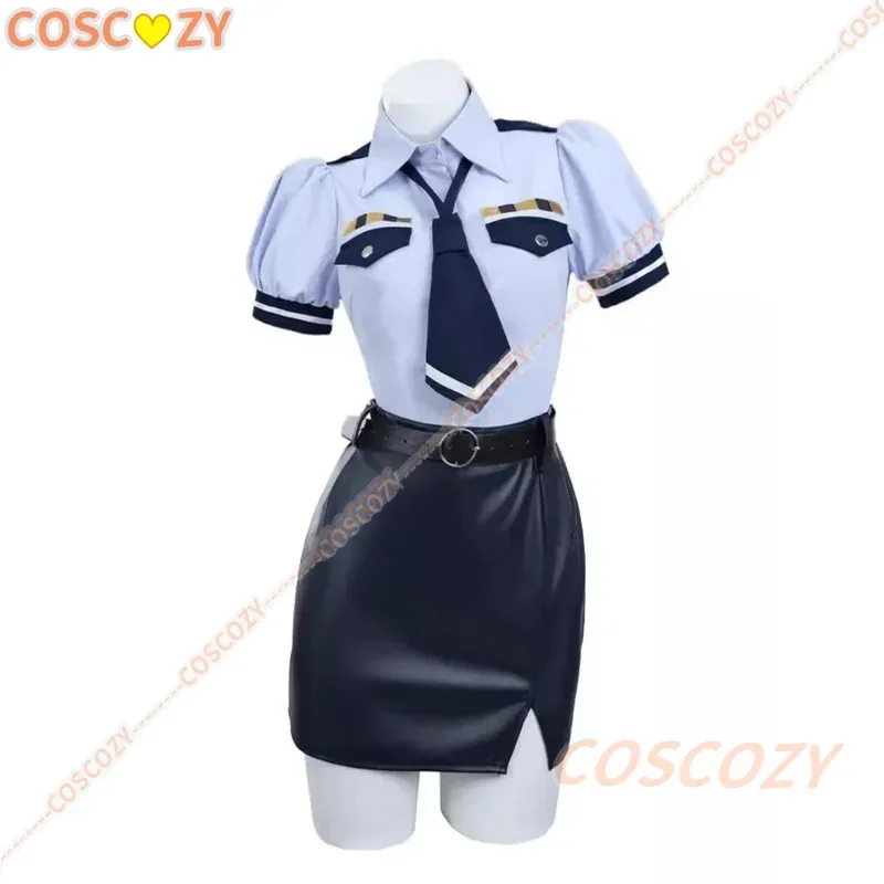 أنيمي إعادة: الحياة في عالم مختلف من صفر ريم تأثيري حلي شعر مستعار مثير سيدة ضابط الشرطة قبعة موحدة لحفلة الهالوين