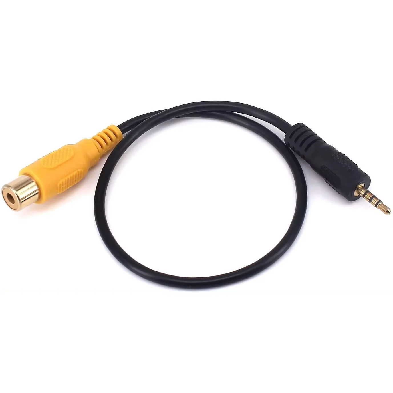 2.5Mm To RCA Cáp mạ Vàng AV Trong Aux 2.5Mm TRRS Nam Cắm RCA Nữ Có Âm Thanh Chuyển Đổi Dây 0.3M, cho GPS Máy Tính Bảng