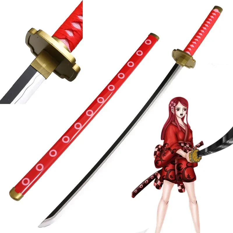 赤毛の刀 【海賊王】古兵器 武具　日本刀 Cosplay ロールプレイング ワンピース最新コスプレ赤髪のシャンクス刀竹製組み立て式41インチ刀