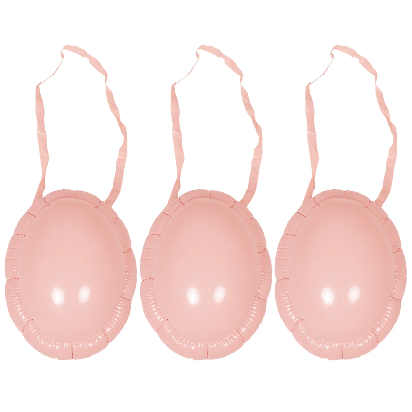 

3 шт., рождественский надувной костюм Санты, искусственный реквизит для косплея для беременных, носимый ПВХ живот для праздничных игр, нарядные мероприятия