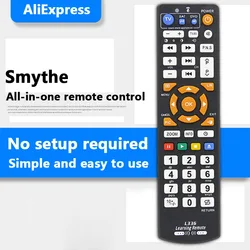 Smyth copy TV remote control infrared type all-in-one TV CBL DVD SAT STB DVB HIFI TV BOX VCR STR-T