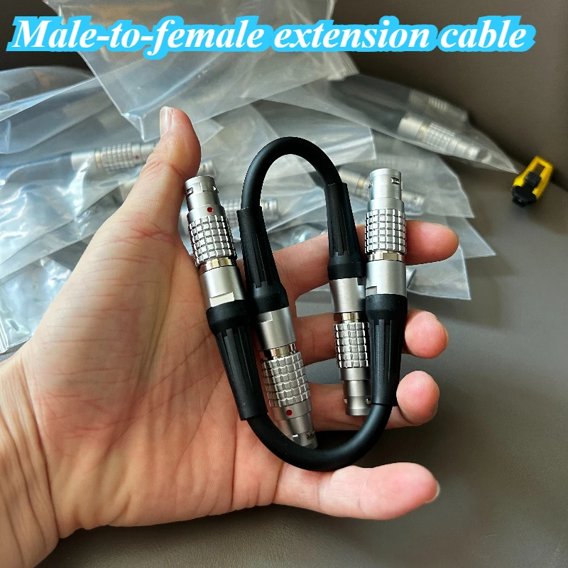 FGG to PHG 0B 1B 2B Push-pull Self-locking Connector Cable 2 3 4 5 6 7 8 Signal Extension Wire Compatible With REMO Aviation Plu
