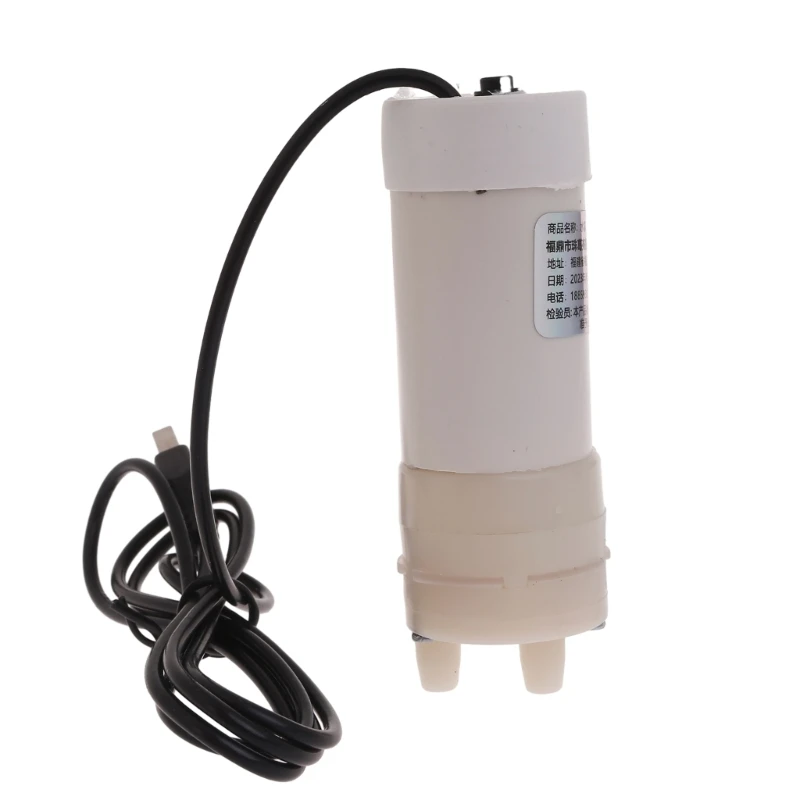 5V Mini Water Pump Self Priming Pump USB Powered for Fish Tanks and Balconies with Stainless Steel Mesh Filter