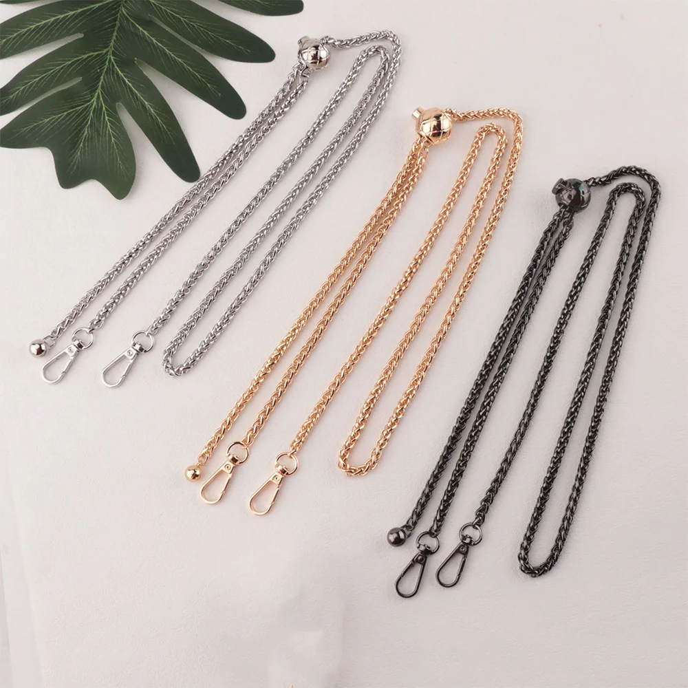 

90-130CM Bag Chain Accessories Women's Shoulder Bag Chain Metal Bag Chain Strap Crossbody Bag Parts Belt Chain For Bags