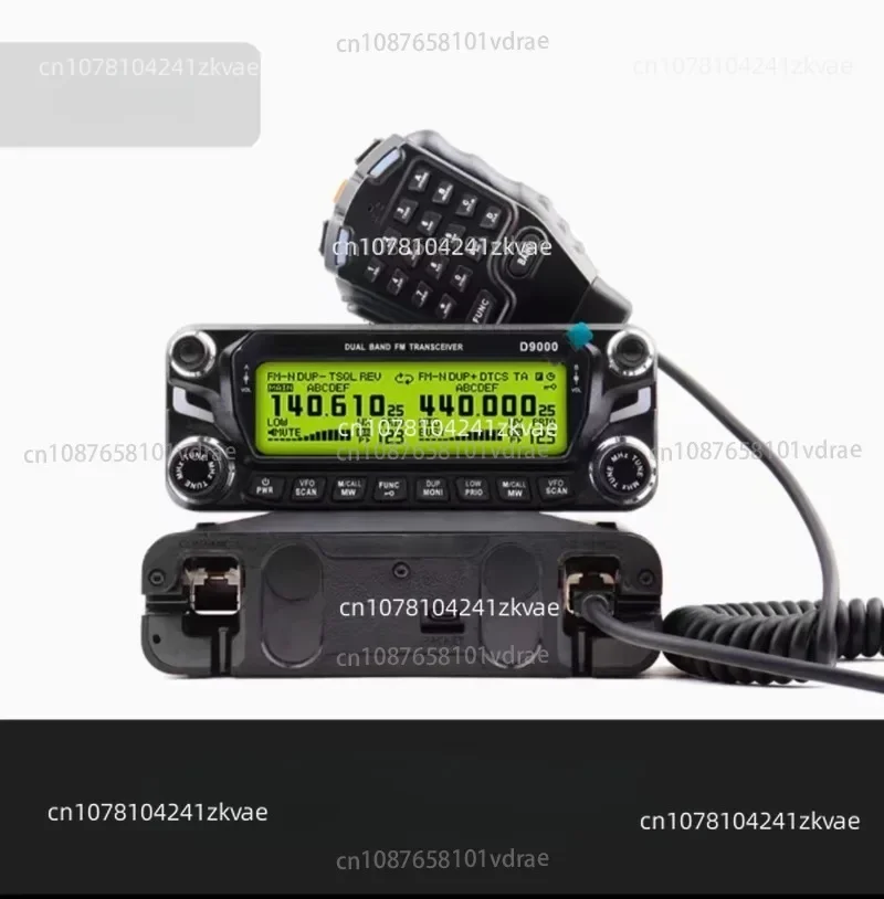 Two Way Transceiver, D9000, 50W, UHF, VHF, 136-174,400-520MHz Zastone-Car Radio Station Walkie Talkie