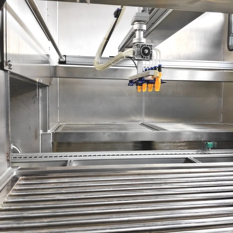 Smart 6-Axis Robot-Driven Coating Line ±0.1mm Precision 99.9% AI Defect Detection Accuracy for Metal Coating Machinery