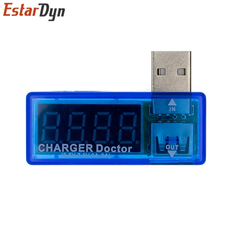 Digital USB Mobile Power charging current voltage Tester Meter Mini USB charger doctor voltmeter ammeter LED display