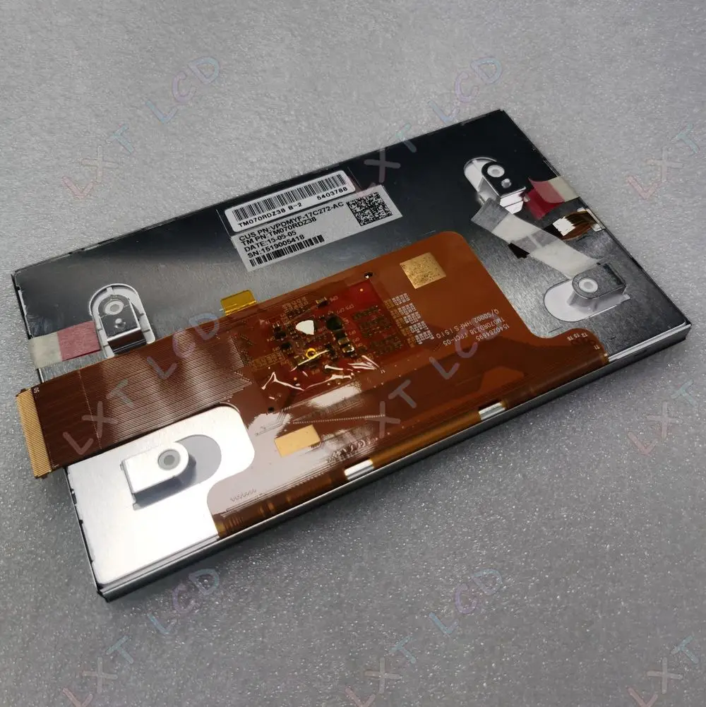 LCD Screen Display Panel For TM070RDZ38 LCD With Touch Panel For 2014-2016 Mazda 3 CX-3 MX-5 Alexa Navigation Radio Repair