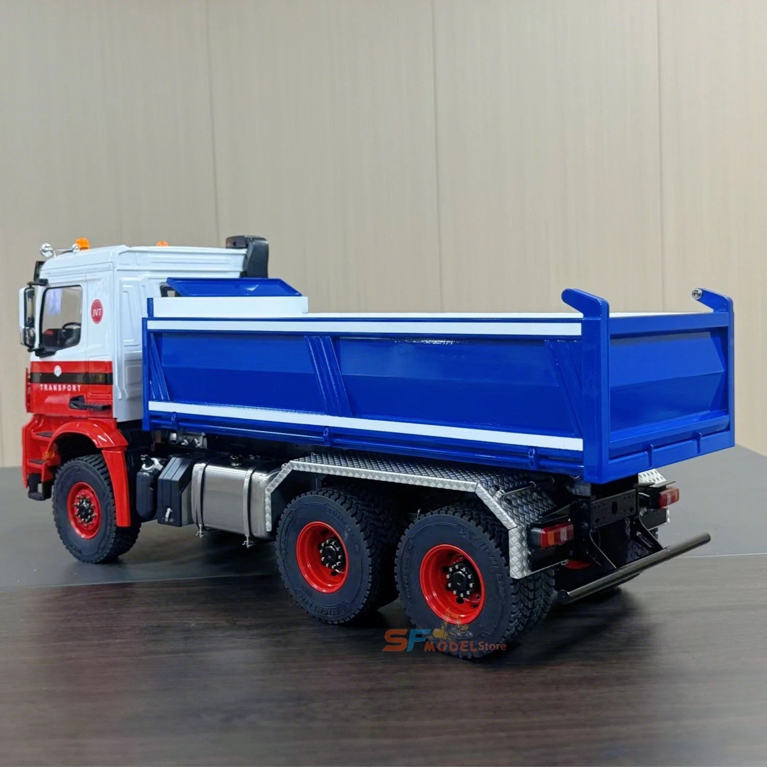 RCトラック 1/14 6X6 油圧式RCダンプトラック RTRバージョン ライト＆サウンドシステム搭載 3速トランスミッション ラジコンカー モデル