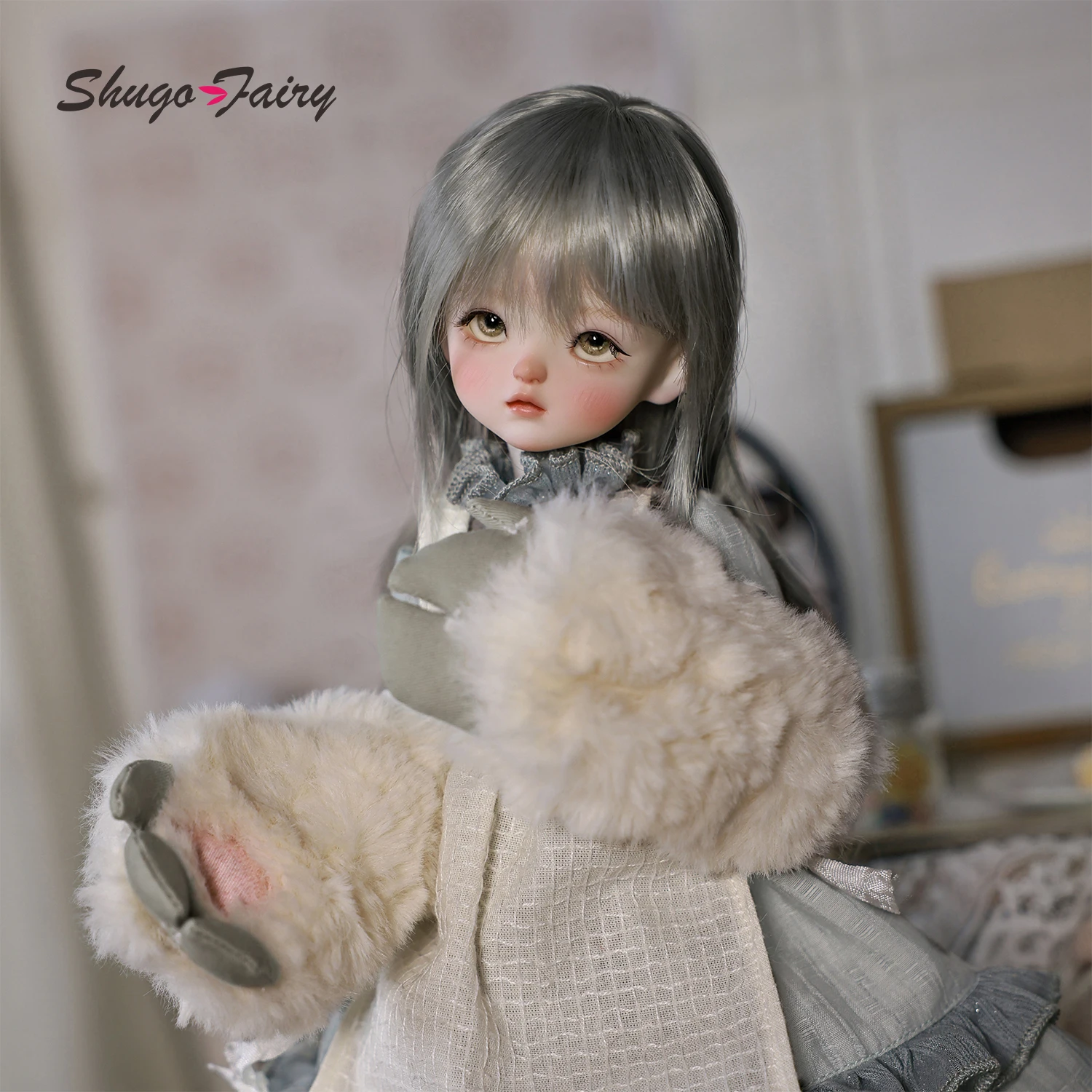 

Лимитированная пасторальная овчарка BJD Shugafairy 1/6 Damita с костюмом ручной работы, полный комплект, Коллекционная фигурка из смолы