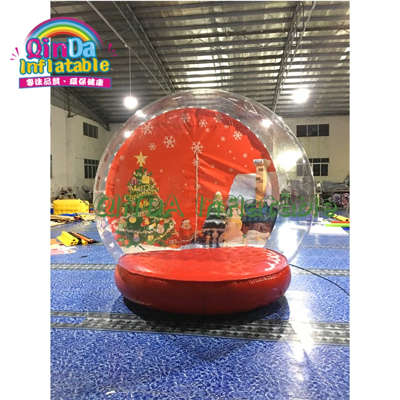 Khuyến Mãi Giáng Sinh Bơm Hơi Quả Cầu Tuyết Bán Chạy, Khổng Lồ PVC Bong Bóng Phong Cho Giáng Sinh Inflatables Phtot Gian Hàng Bóng