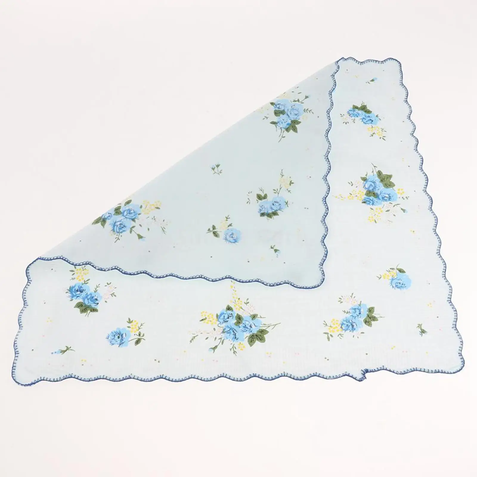 Ladies Cotton Handkerchief Set Floral Square Hanky Soft Multipack for Wedding Graduation Party Use