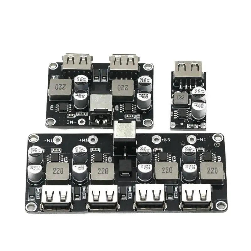 DC-DC  Step Down Module USB QC3.0 Fast Charger 12V 24V to 5V for Car Dashcam Power Supply