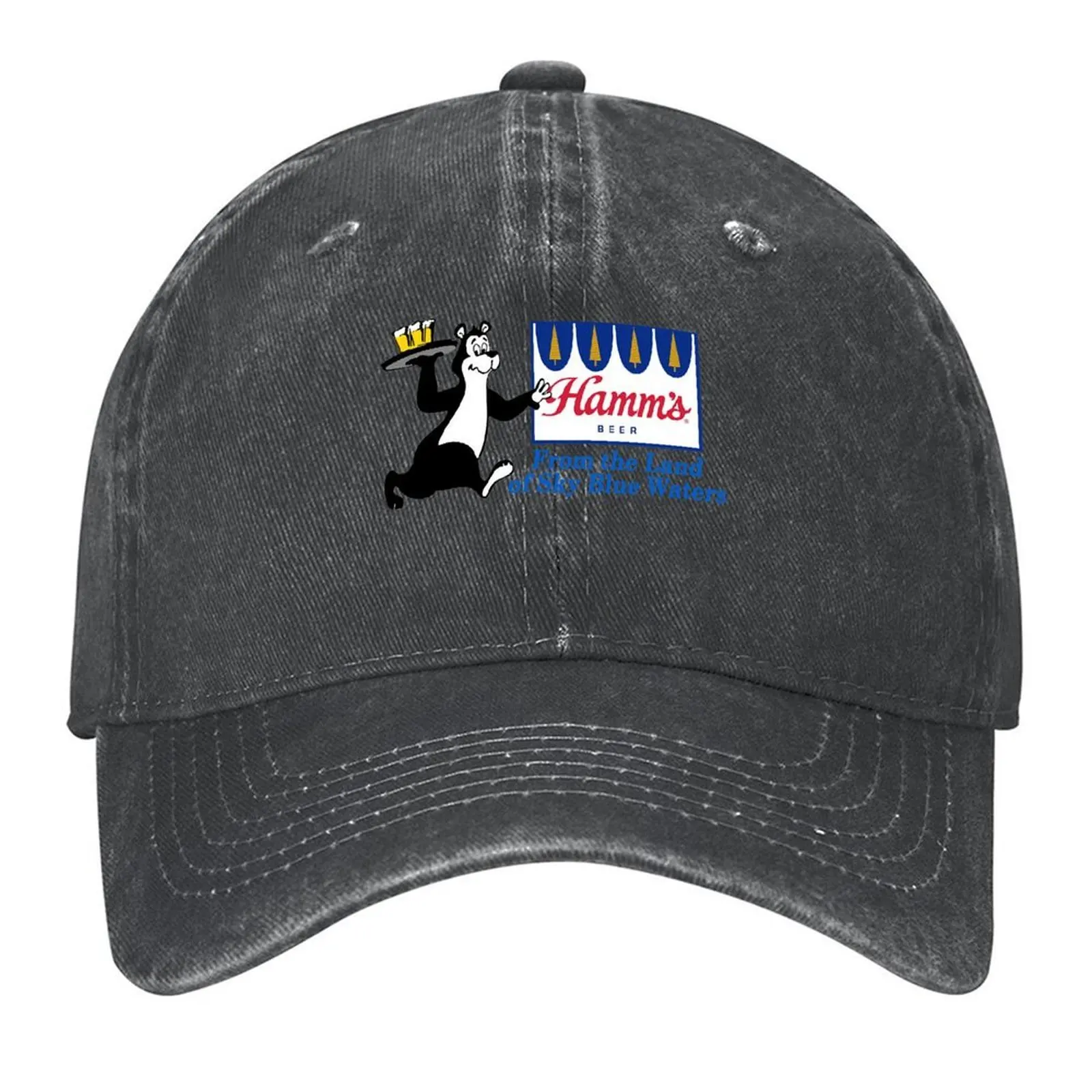 

Hamm's From the land of sky blue waters Baseball Cap luxury caps Thermal Visor fun hats Funny hats Golf Wear Men Women's