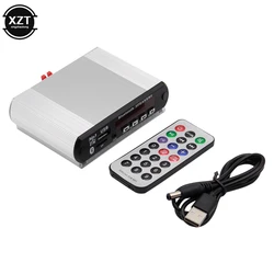 MP3 Player Decoder Board 2*15W Bluetooth 5.0 Receiver Car Kit with FM Recording Calling Function Color Screen FM Radio