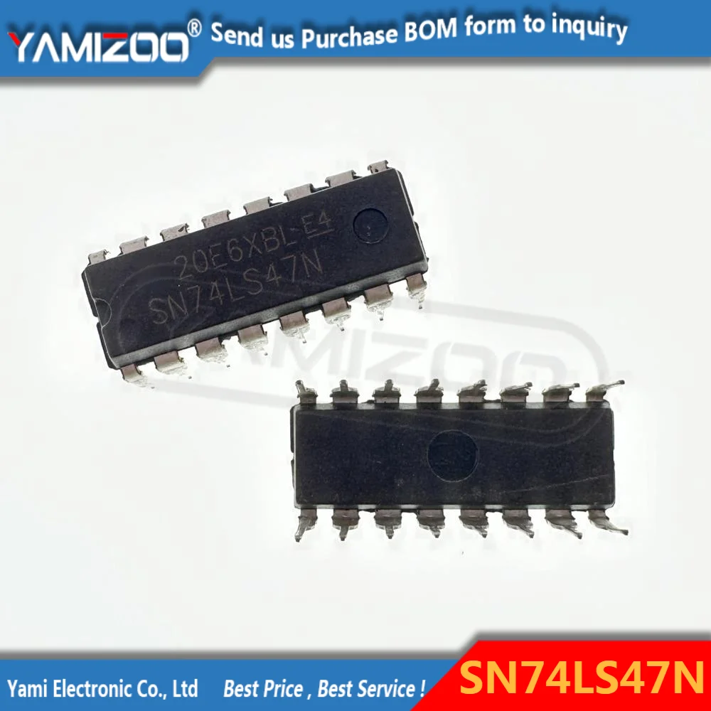 5pcs SN74LS47N 74LS47 Encoders Decoders Multiplexers & Demultiplexers BCD To 7 Segment New Original