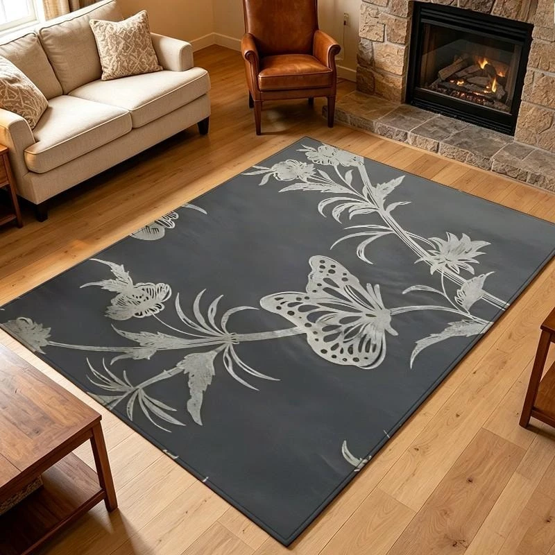 Modern Abstract Nature Mandala Printed Anti Slip Large Area Rug Soft Washable Floor Carpet Living Room Bedroom Home Indoor Mat