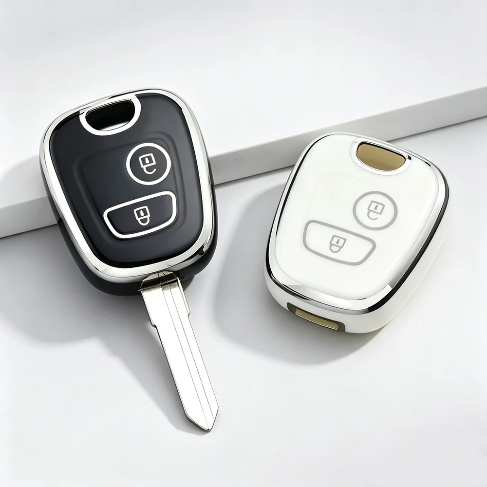 TPU Remote Car Key Fob for Peugeot 106 206 306 307 107 207 for Citroen C1 C2 C3 C4 Saxo Picasso Xsara Picasso Auto Key Cover