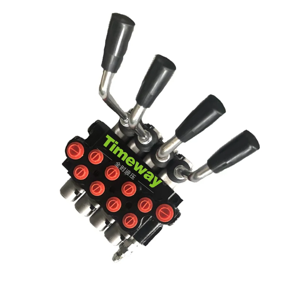 4-P40 Bulgaria Series Loader Engineering Vehicle Manual Control Valve P40 Multi-way Valve