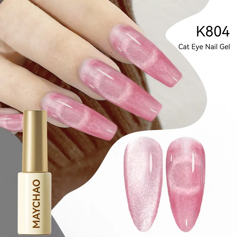 

MAYCHAO 5 мл Гель-лак для ногтей Flash Diamond Glitter Cat Eye Gel Полупостоянный Soak Off УФ-светодиодный гель для маникюра Инструменты для дизайна ногтей