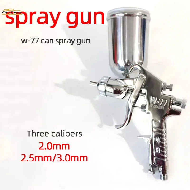 Large Caliber W-77 Spray Gun 2.0 2.5 3.0 Caliber Furniture Paint  Automotive Primer Spraying Tool Pneumatic Manual Operation