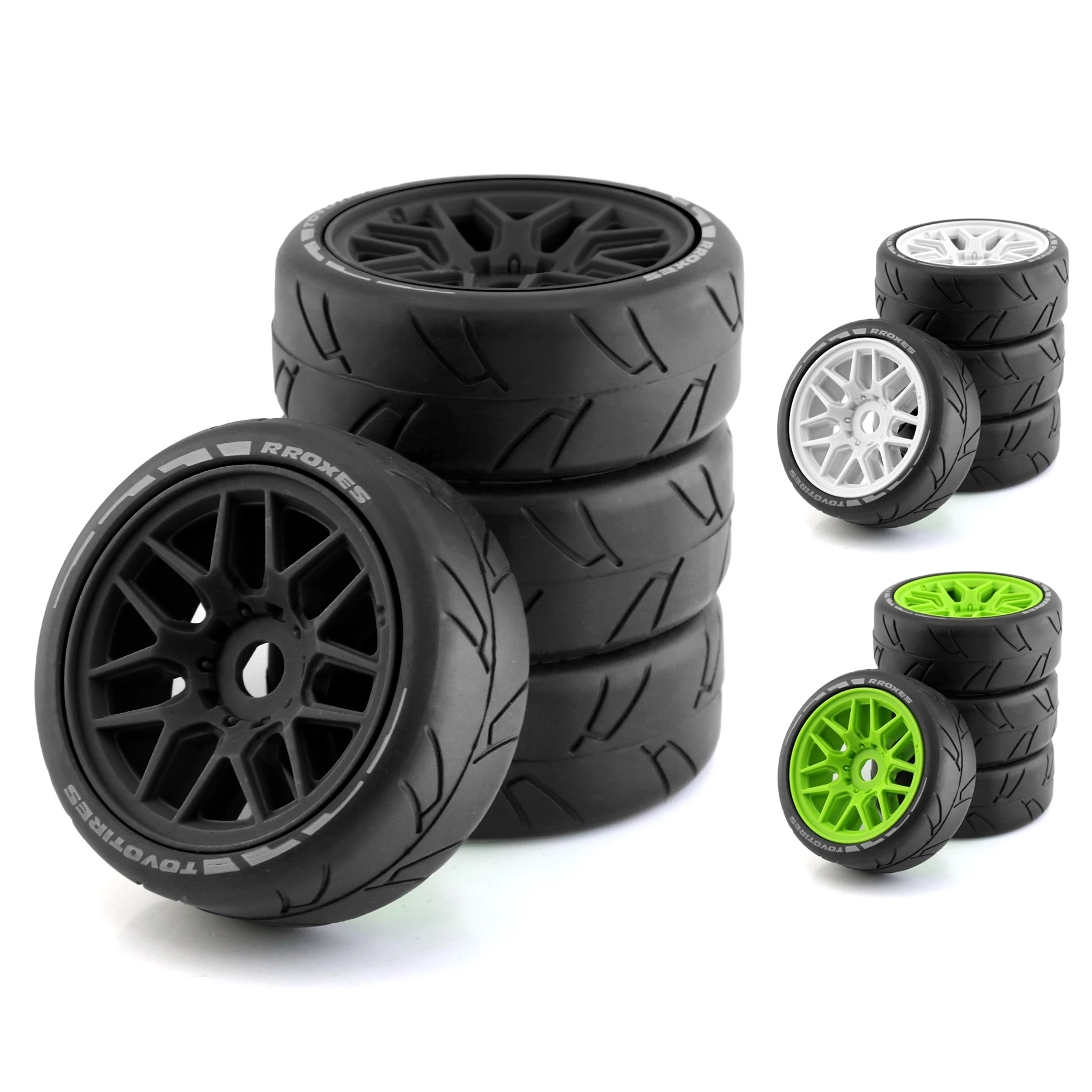 

4pcs 103mm 1/8 RC Off-Road Buggy Rally Car Tires Wheel 17mm Hex for ARRMA Traxxas Redcat Team Losi Kyosho VRX HPI WR8 HSP Hobao