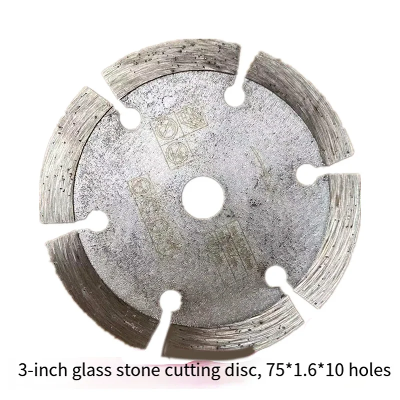 8 قطعة 75 مللي متر أسطوانة تقطيع ل 10 مللي متر تتحمل زاوية طاحونة المعادن منشار دائري شفرة شقة رفرف طحن عجلة الرملي منصات أداة-BAAQ