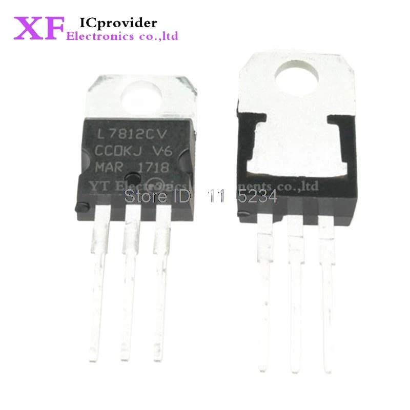 200pcs/lot L7812CV  L7812 LM7812 7812 Positive-Voltage Regulators Best quality.