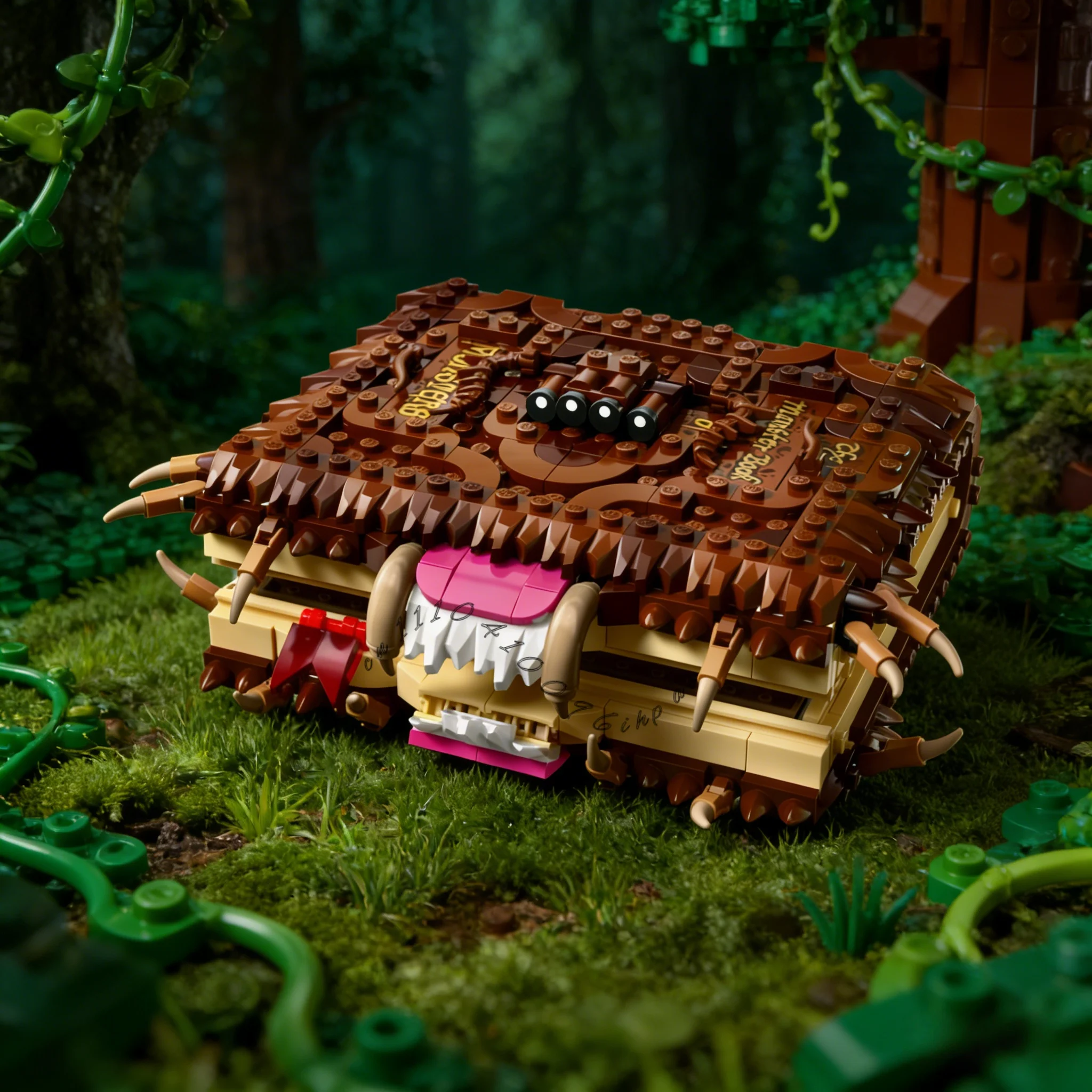 

Набор строительных блоков Bite Monster Monster Building Block Set, совместимый с деталями Lego, подходит для рождественских подарков.